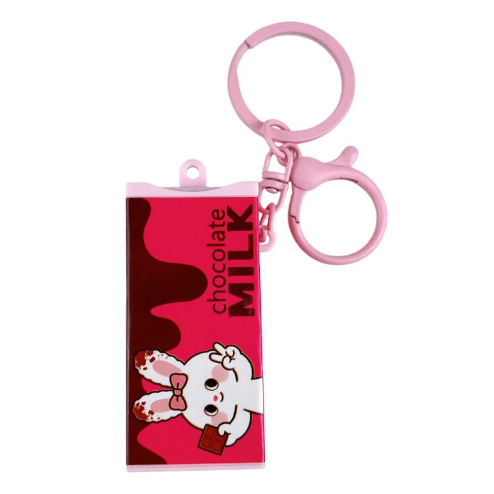 Bendable Fidget Toy Keychain Cartoon Patterns Bendable Keychain Funny Chocolate Keychain For Kids