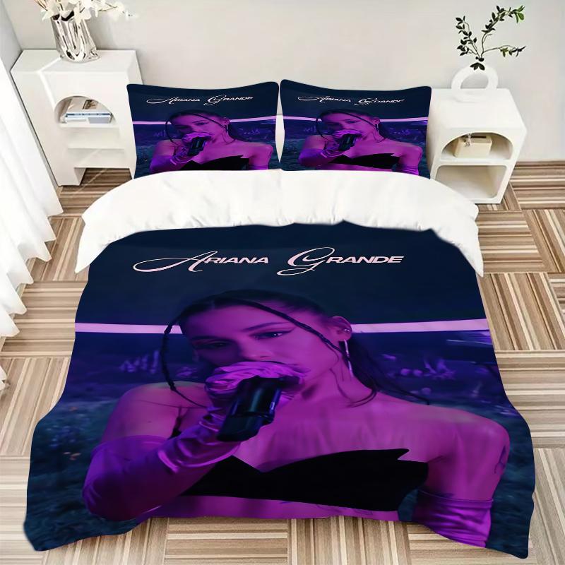 3Pcs Ariana Grande Performance Bedding Sets For All Sizes New 3D Printed Bed Cover Comforter Duvet Cover Pillowcase Bedroom Decoration