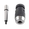 1‑16mm Capacity 45# Steel Self Tighten Keyless Lathe Drill Chuck with MT2‑JT3 Taper Arbor