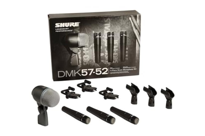 SHURE drum microphone kit (SM57 x 3, BETA52 x 1, mount kit, carrying case included) DMK57-52-J [Manufacturer's warranty 2 years]