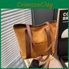 Style Contemporary Ins Womens Tote Bag Large Capacity With Soft Pu Material And Polyester Lining
