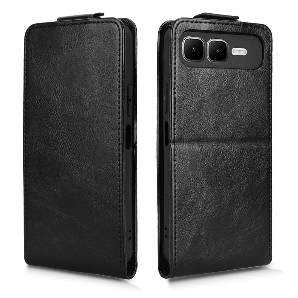 For Infinix Smart 10 Plus Stand Case Magnetic Clasp Vertical Flip Leather Phone Cover with Card Holder