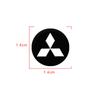 Car Stickers Mitsubishi Dedicated Key Shell Emblem Paster For Mitsubishi Outlander Lancer 10 9 ASX RALLIART Eclipse L200 Pajero