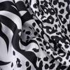 The New Leopard Print Patchwork Shawl Is Fashionable  Retro  Breathable and Sun-protective Thin Silk Scarf