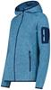 Jacket CMP Woman Fleece Jacket Fix Hood (3H19826) Jacket FIX Hood Topazio-blue Ink