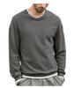 Autumn and Winter Men's Sweater Solid Color Round Neck T-shirt Men's Underlay