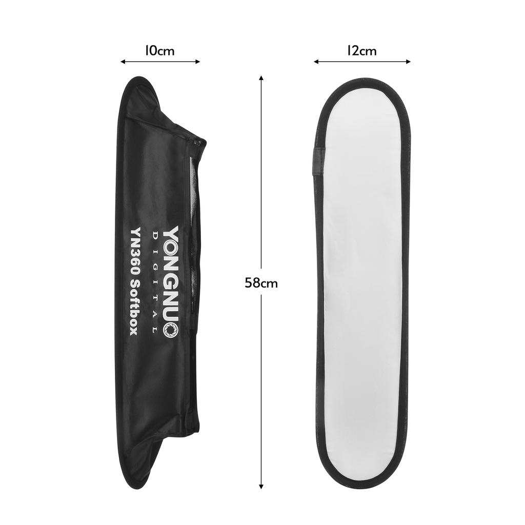 Светодиодный софтбокс YONGNUO для видеосъемки с сотовой решеткой из ткани рассеивателя для YONGNUO YN360/YN360S/