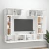 VidaXL Ensemble de meubles TV 6 pcs Blanc Bois d'ingénierie 3114462