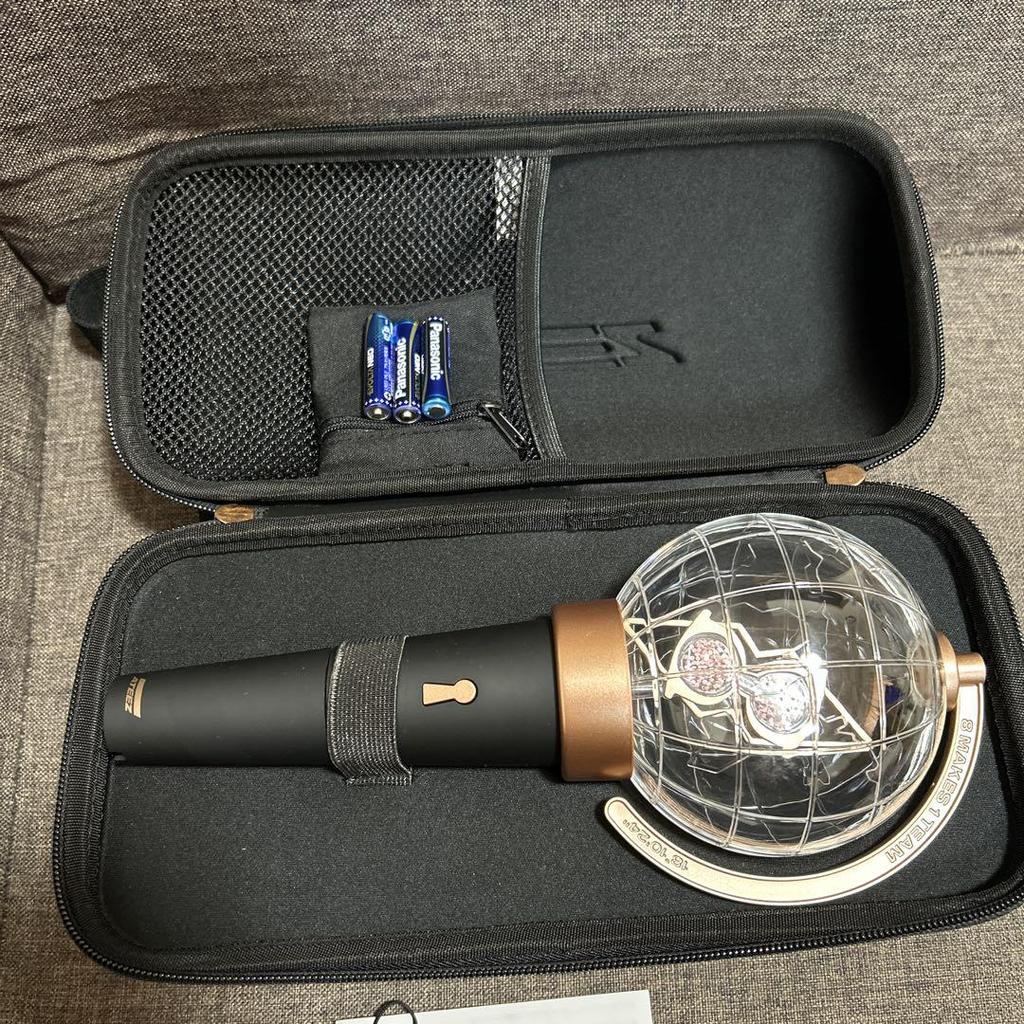 [Б/У] Официальный лайтстик ATEEZ версии 1 Lightini с чехлом для лайтстика