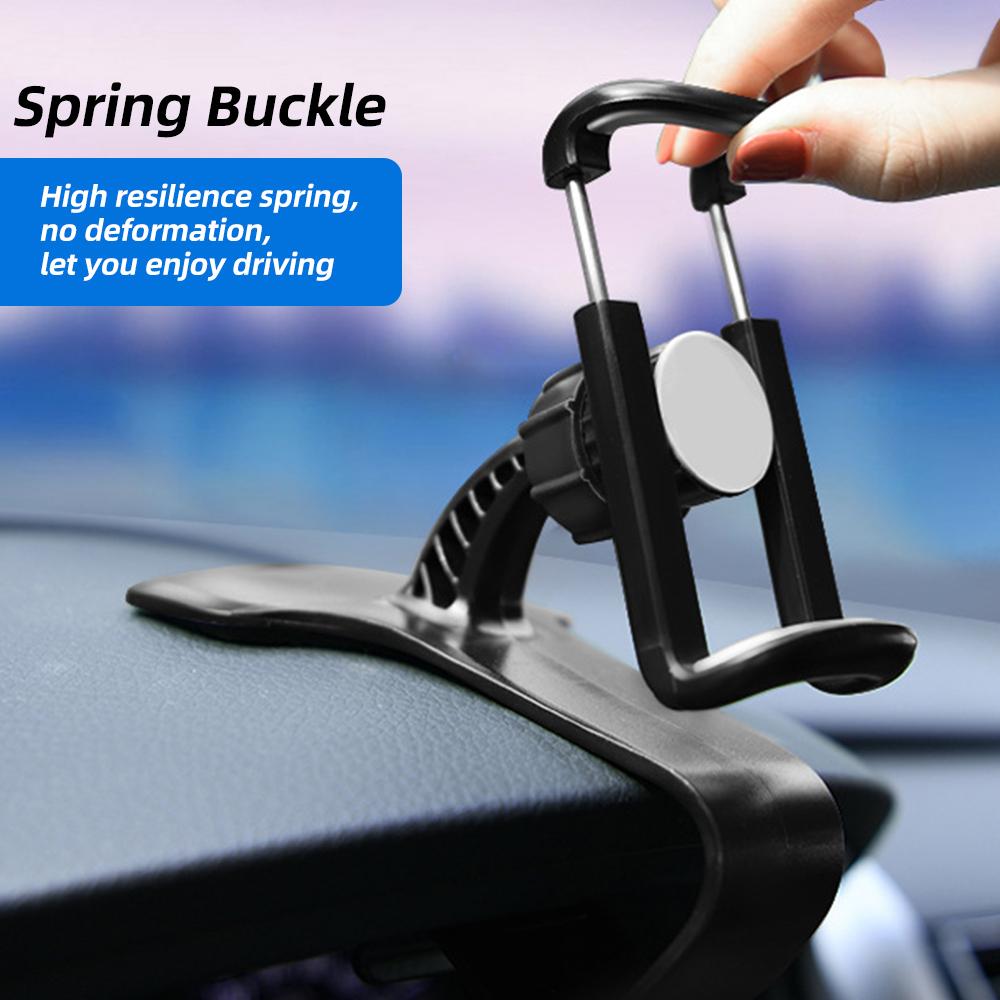 Автомобильный держатель для телефона на приборную панель, вращающийся на 360 градусов, регулируемое крепление для мобильного телефона в автомобиль, навигационная подставка, GPS, мобильный зажим, кронштейн ADM