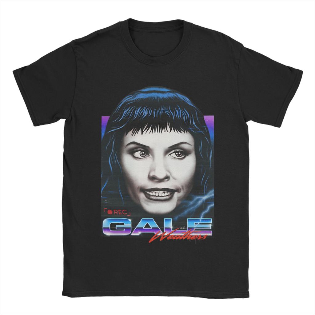 GALE WEATHERS Screamed Movie T Shirt Summer Hippie TShirts Male Cotton O Neck Oversized Clothes Short Sleeve Streetwear Tshirt
