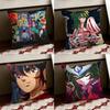Аниме Saint Seiya Наволочка Двусторонняя Мягкая Прочная Подушка Чехол для Дома Автомобиля Многоцелевое Использование для Ежедневного Комфорта