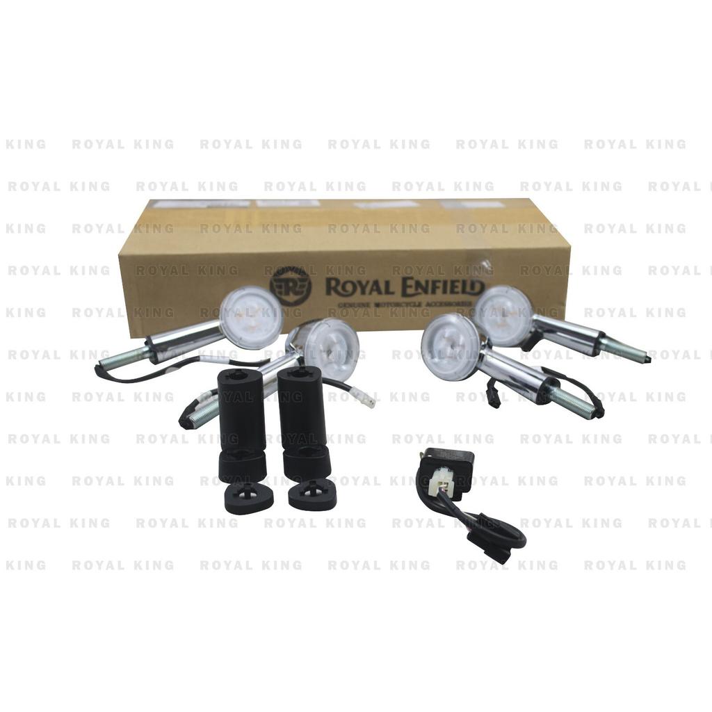 Royal Enfield Interceptor & Gt 650 "Silver LED Indicators"