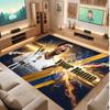 Jude Bellingham Custom Crystal Velvet Rug, Personalized Name Text Print, Football Logo Soft Non‑Slip Floor Mat Home Decor Gift