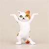 Funny Cat Doll Ornaments Kawaii Cats Pen Holder Plastic Crafts Earphone Support For Room Office Desk Accessories Home Decoration