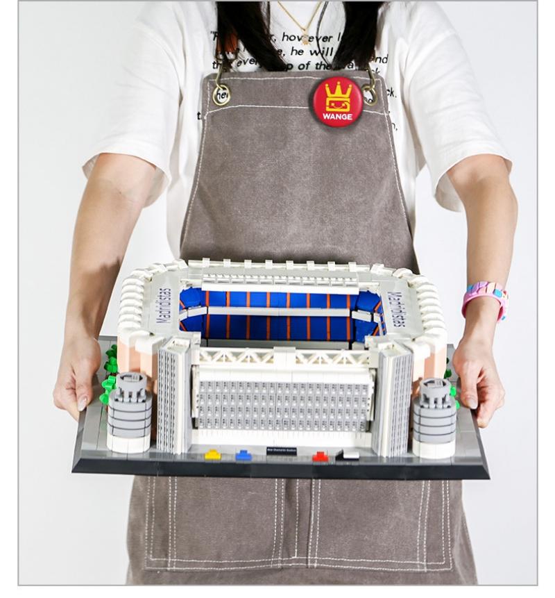 Non-Toxic 3471Pcs New Chamartin Stadium-Madrid Kingdom Of Spain Building Blocks Landmark Construction Bricks Toys For Children Christmas Gift