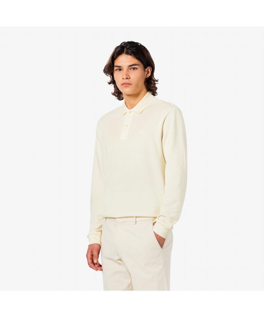LACOSTE Men'S Rib Knit Long Sleeve Polo Shirt Ph262E-55N Xfj
