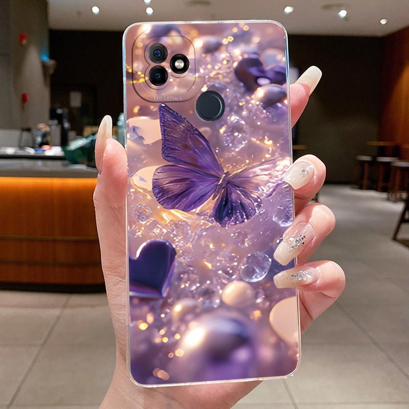 Для ITEL Vision1 Plus P36 Pro Чехол Прозрачный Роскошный Модный Бабочки Цветы Мягкий ТПУ Чехол Для ITEL Vision 1 Plus itelP36 Корпус