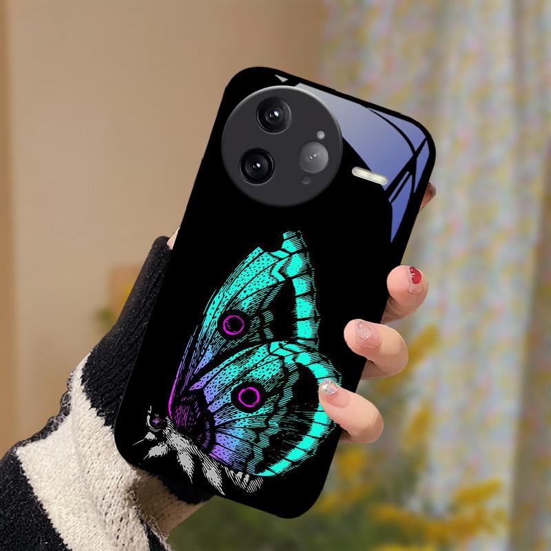 Для Xiaomi POCO F7 Ultra Чехол Модный Роскошный Защита Камеры Закаленное Стекло Задняя Крышка Для POCO F7 Ultra 24122RKC7G Чехол Coque