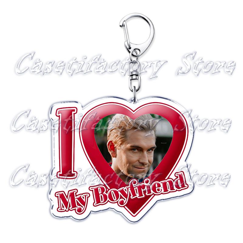 Горячий сериал Пацаны I Love My Boyfriend Брелок Брелки Хоумлендер Билли Бутчер Кольцо для Сумки Подвеска Брелок Украшения Подарки для Фанатов