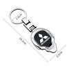 Zinc Alloy Car Key Ring Decoration Metal Keychain For Mitsubishi Eclipse Galant Mirage L200 Xpander Triton Colt Pajero