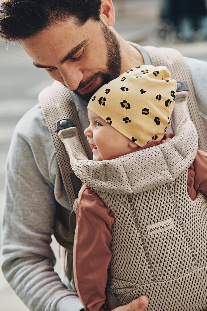 Рюкзак-переноска BabyBjörn Move Сетчатый Серый Бежевый (Оригинальный японский продукт с гарантией)