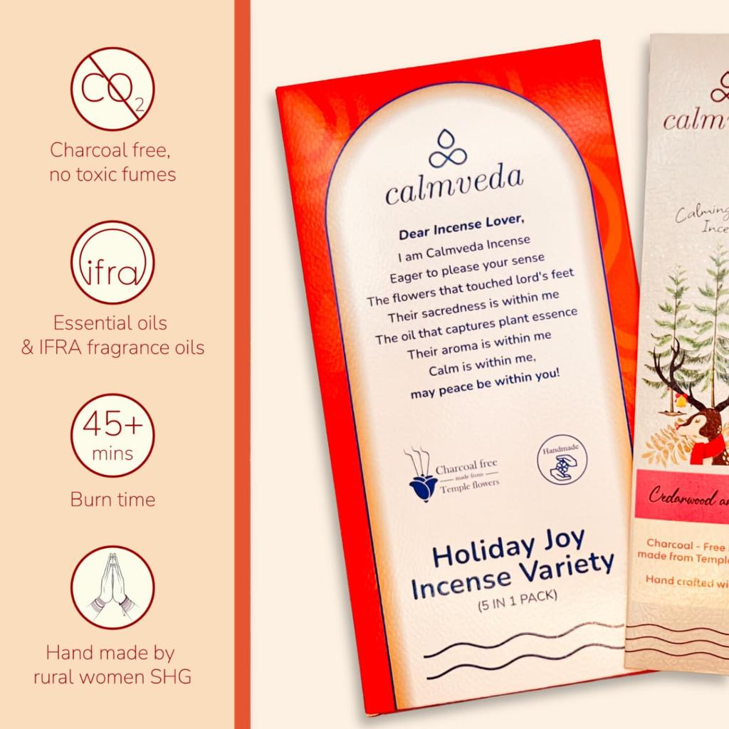 Happy Home Incense Sticks Multipack- 5 Variants