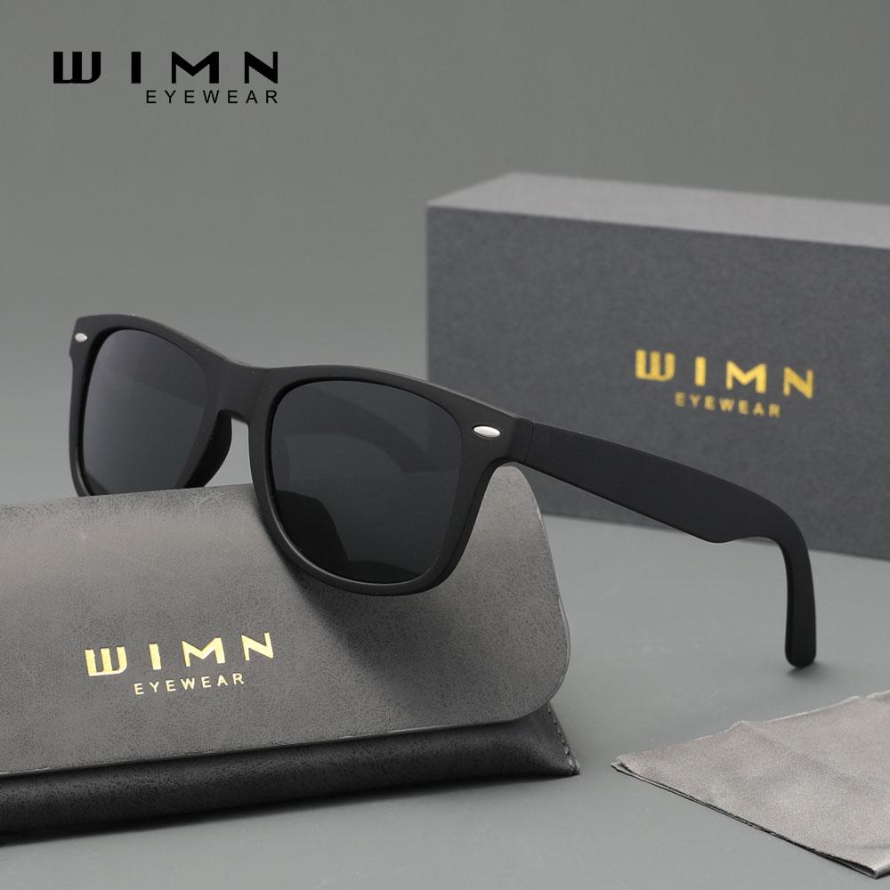WIMN Brand Fashion UV400 Мужские солнцезащитные очки Защита глаз Поляризация TAC Линзы Очки Высокое качество TR90 Спортивные очки