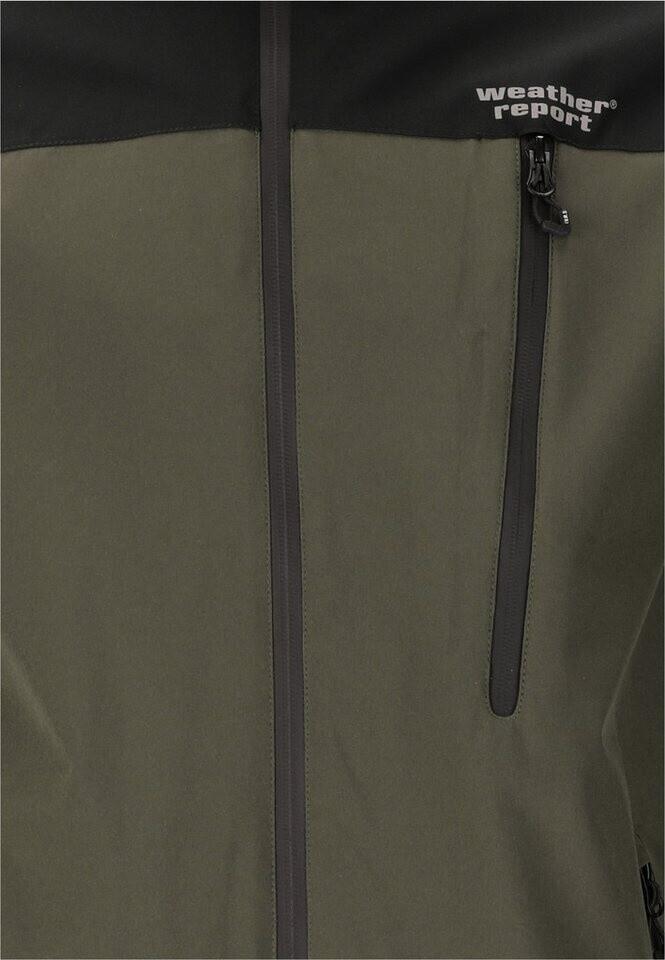 Куртка Weather Report rain jacket DELTON W-PRO15000 черно-зеленая