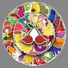 50 Fruit Animal Graffiti Stickers Personalized Cartoon Cute Creative Decorative Mobile Phone Skateboard Water Cup Stickers