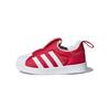 Originals Superstar 360 I Ткань Удобная Амортизация, Износостойкие Низкие Кеды для Скейтборда Красный Белый CQ2579