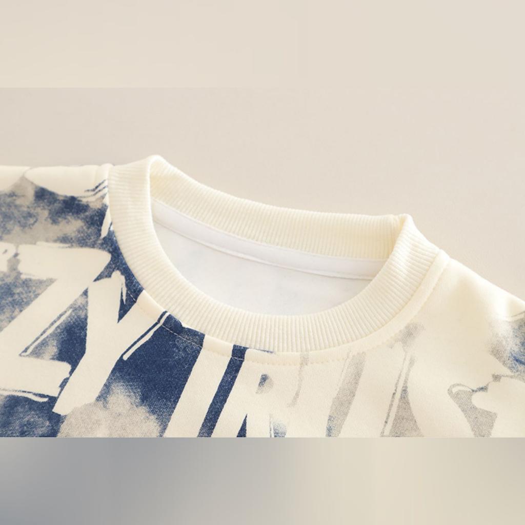 Детский повседневный комплект с длинным рукавом, удобные наряды для повседневной носки