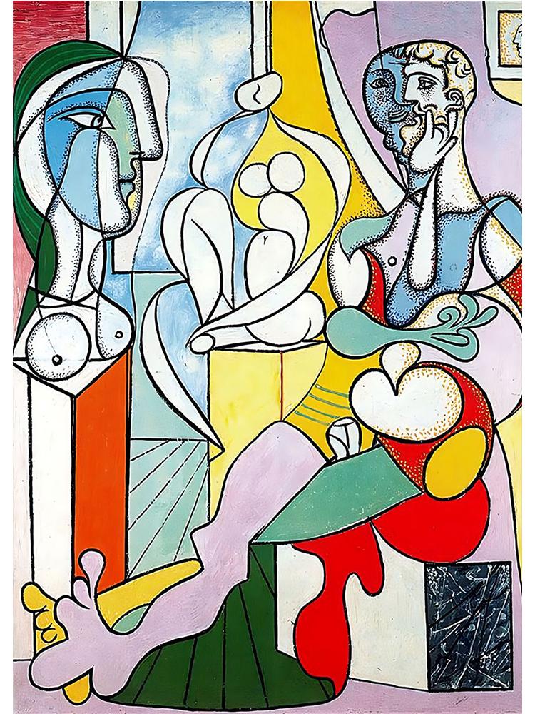 Абстрактное искусство Пабло Пикассо, классическое произведение искусства, постер, холст, живопись, винтажное настенное искусство для современного музея, галереи, домашний декор, подарок