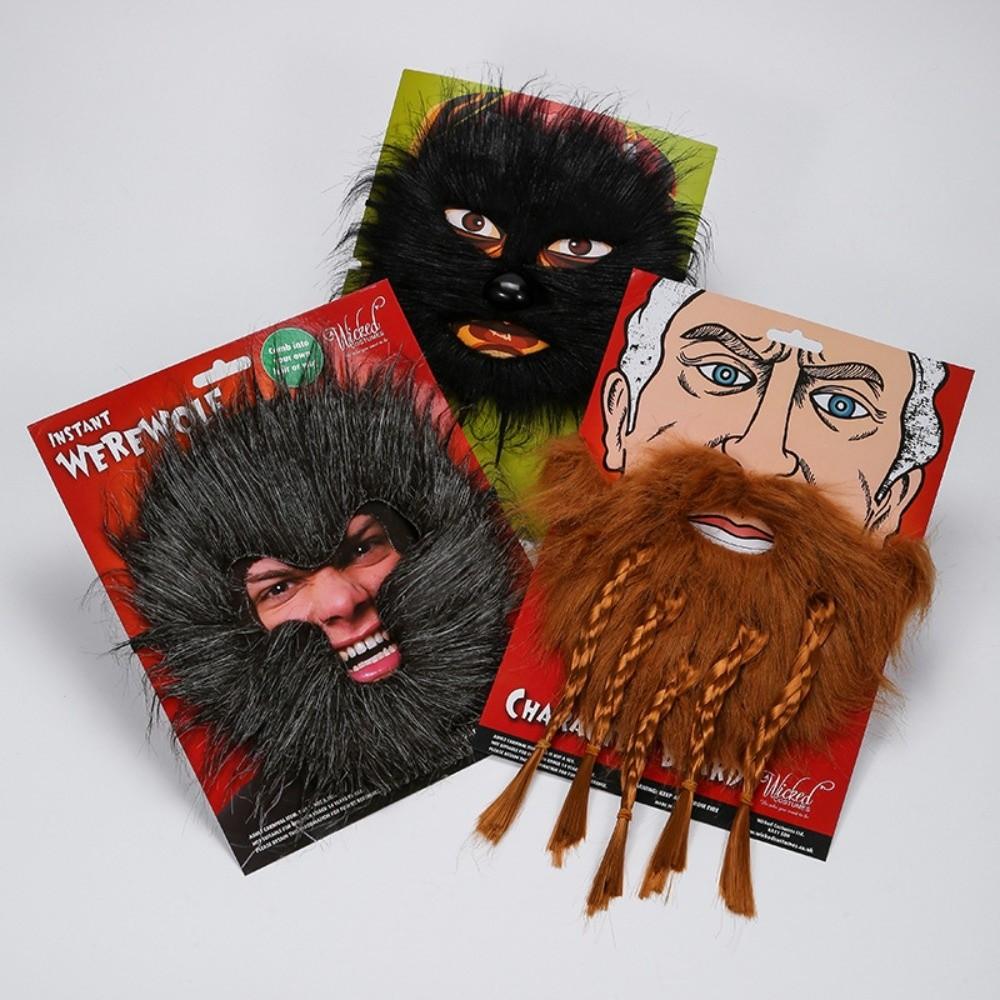 Смешная Реалистичная Искусственная Борода Артифициальная Викинг Плетеная Борода Хэллоуин Искусственные Усы Хэлломас Вечеринка