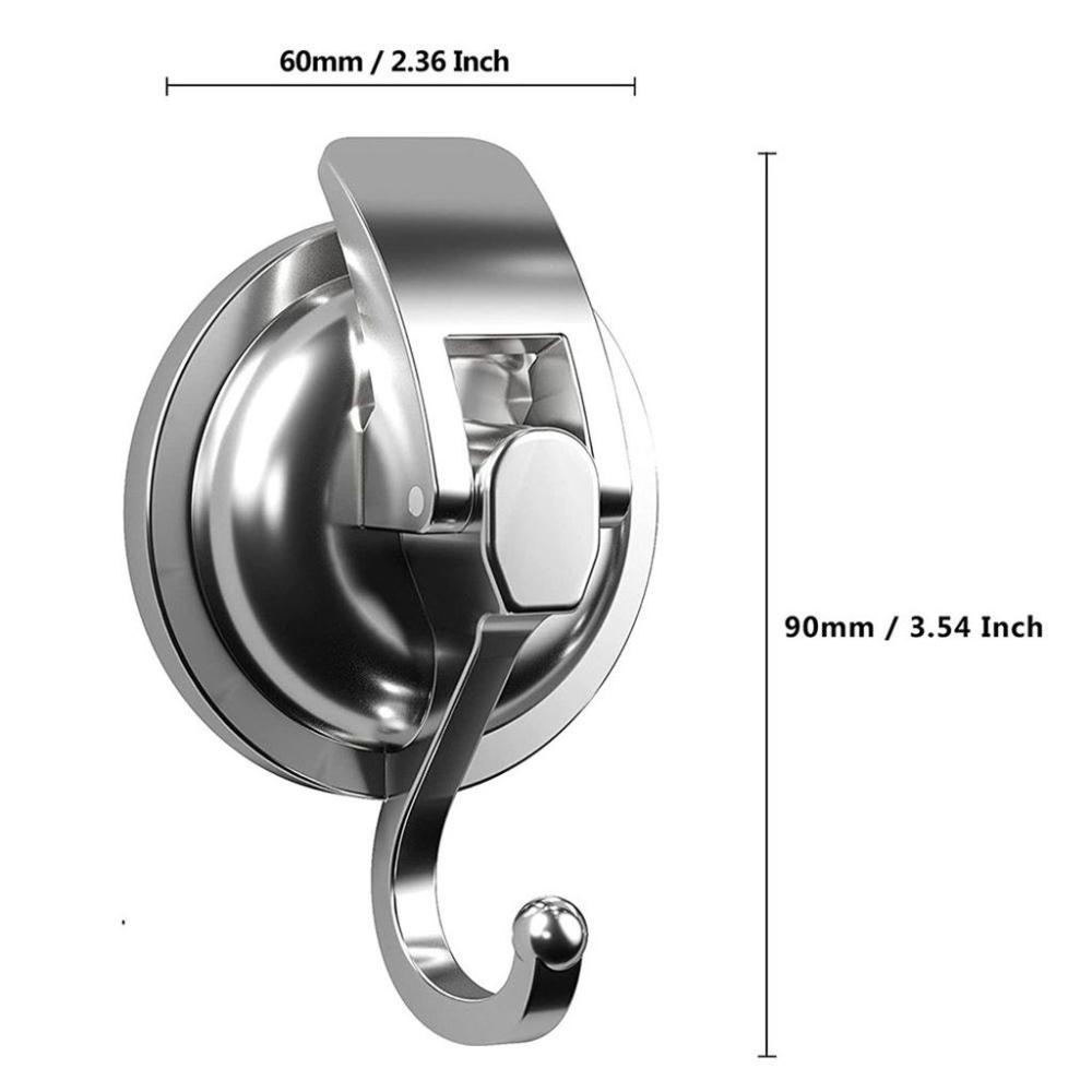 Easy to Install Removable Household Kitchen Hooks Bathroom Storage Wall Hanger Suction Cup Hooks
