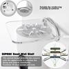 Clear Acrylic Wall Mount Floating Shelf No Drill Adhensive Mini Security Camera Monitor Small Items Storage Support Holder Stand
