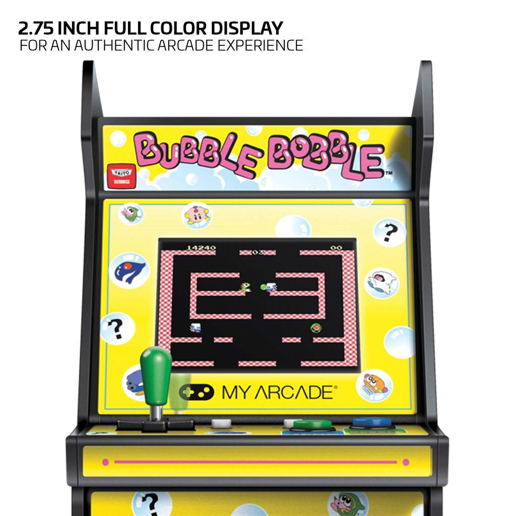 MyArcade Retro Bubble Bobble Yellow 6.75" Mini-Game, (DGUNL-3241)