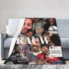 Stylish Rauw Alejandro Singer Rapper Blanket Super Soft Velvet  Comfortable Throw Blankets Machine Washable