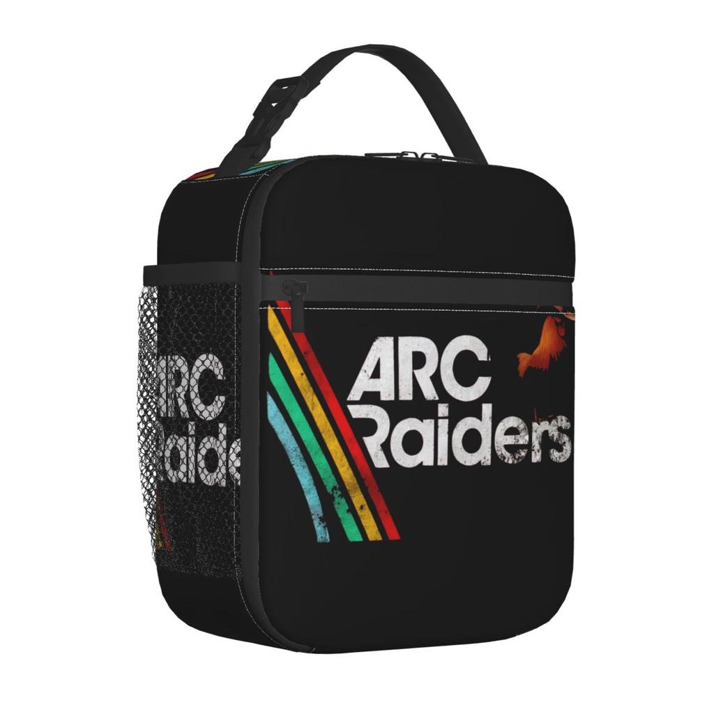 Изолированные сумки-ланчбоксы для видеоигры Arc Raiders для мужчин и женщин, контейнер для хранения еды, многоразовый термосумка-холодильник, ланч-боксы для школы, офиса
