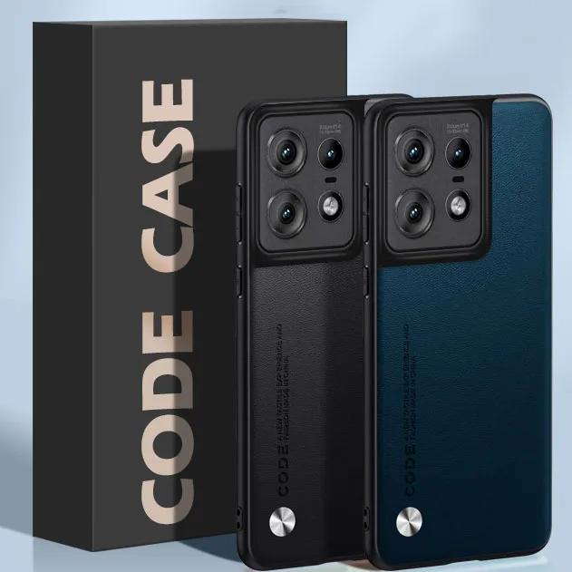Роскошный чехол из ПУ-кожи для Motorola Edge 50 60Pro Ultra Neo, противоударный силиконовый чехол для телефона для Moto Edge 70 60 Fusion, задняя крышка