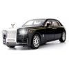 1/20 Rolls-Royce Phantom Model Car Alloy Diecast Collectible Pull Back Toy Car Classic Double Door Model Vehicle Logo Can Be Folded