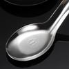 5/10pcs Flat Stainless Steel Spoon Set Thickened Adult Student Spoon Eating Soup Rice Spoon  Canteen