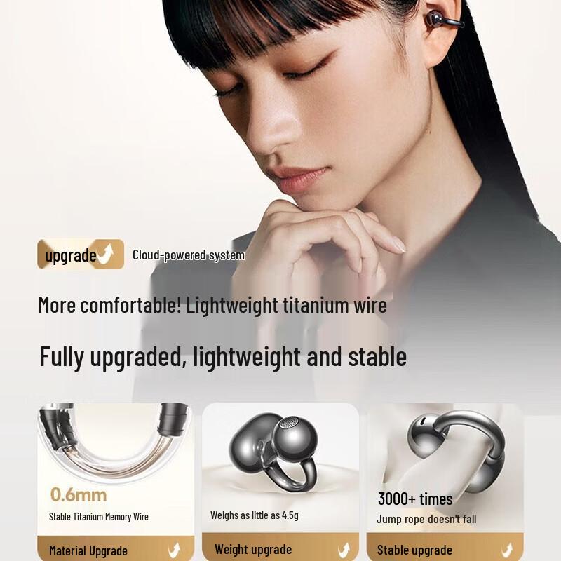 SANAG S6S Ultra Open-Ear Clip AI Bluetooth Headphones