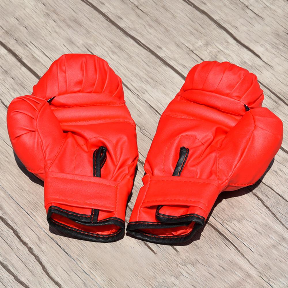 Детские боксерские перчатки, тренировочные перчатки для юниоров из искусственной кожи, спарринговые перчатки для боксерской груши, кикбоксинга