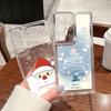 Чехол с принтом рождественской елки для Samsung Galaxy S25 S24 S22 Ultra S23 S24 FE A17 A56 A16 A36 A26 A55 A15 A25 A54 5G Прозрачный Мягкий ТПУ Чехол для телефона