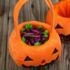 Halloween Trick or Treat Bag Storage Basket Handbag Decor Empty Portable Small Lightweight
