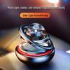 Interstellar Rotating Solar Car Air Freshener - Safe, Fragrant Ornament for Your Journey
