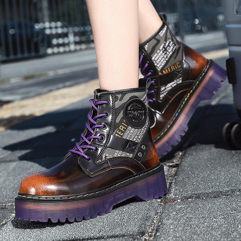 Женские новые зимние высокие толстые современные ботинки на открытом воздухе модные плоские нескользящие сто пар женских ботинок