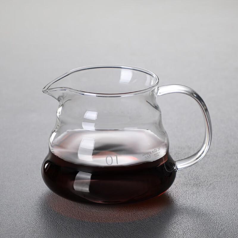 Shangqi Cloud-Shaped Hand-Pour Glass Coffee Pot Set