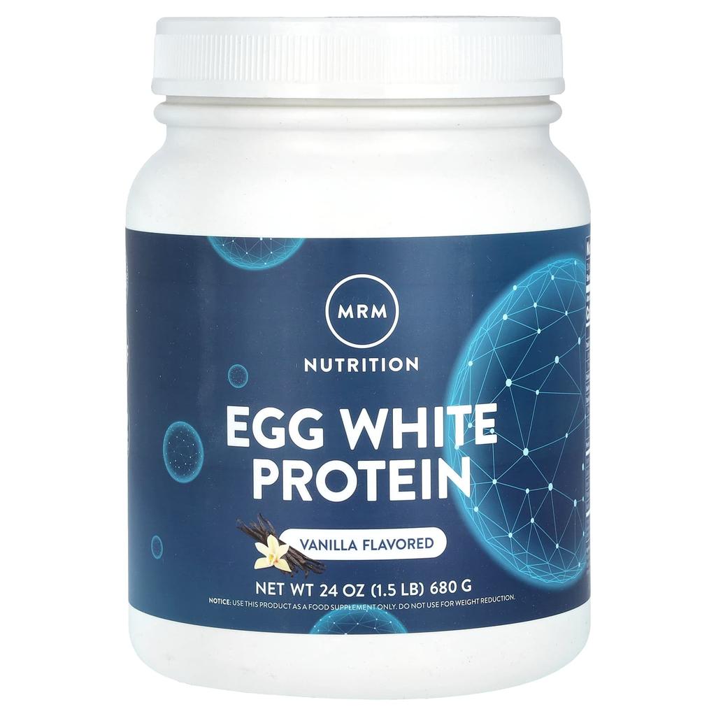 MRM Nutrition Egg White Protein, Vanilla, 1.5 Lb (680 G)